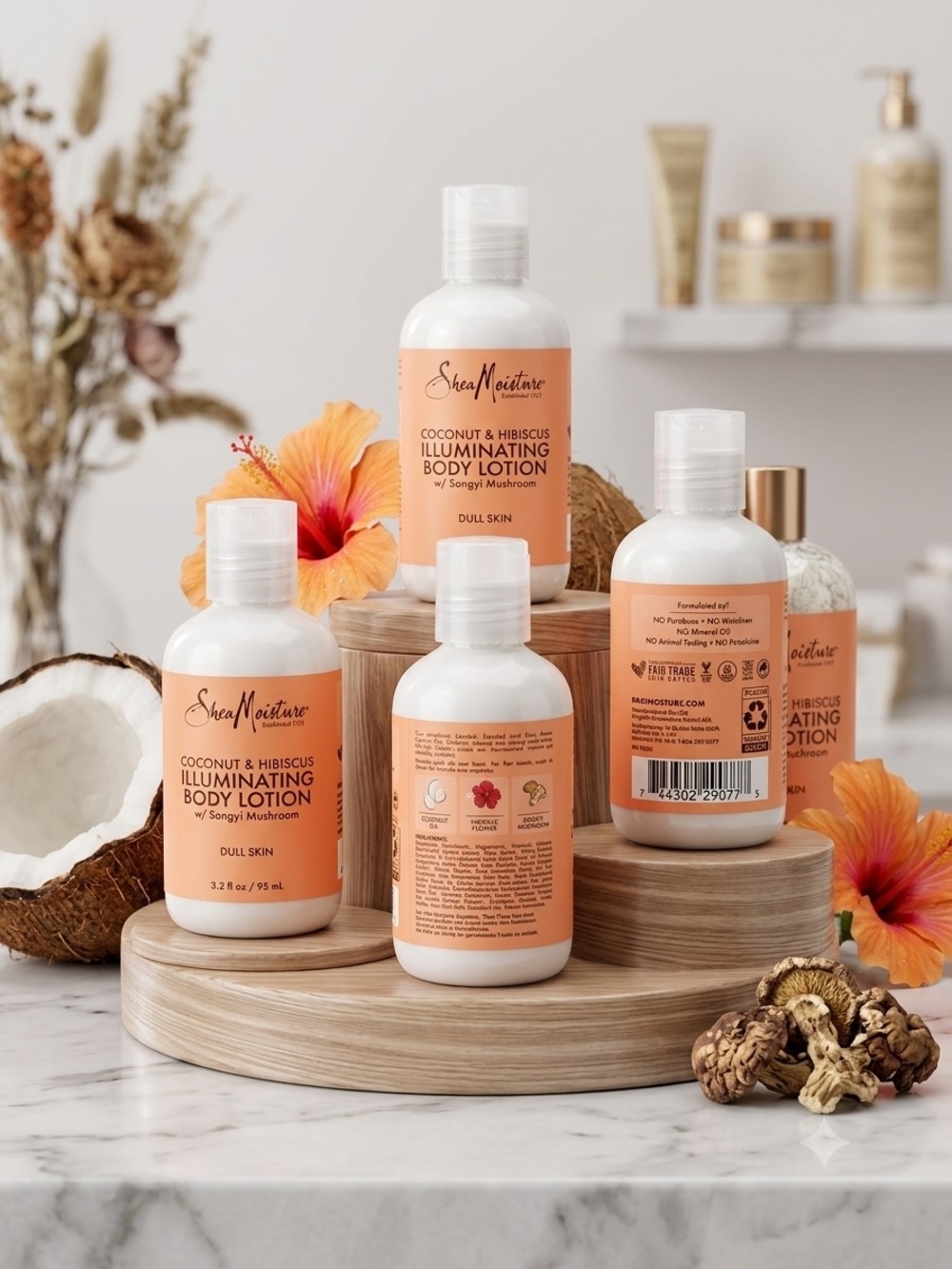 4 - Shea Moisture Coconut & Hibiscus Illuminating Body Lotion